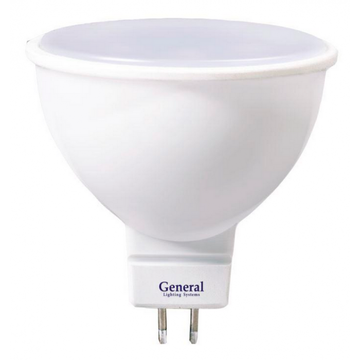 Лампа светодиодная General GLDEN-MR16-8-230-GU5.3-6500