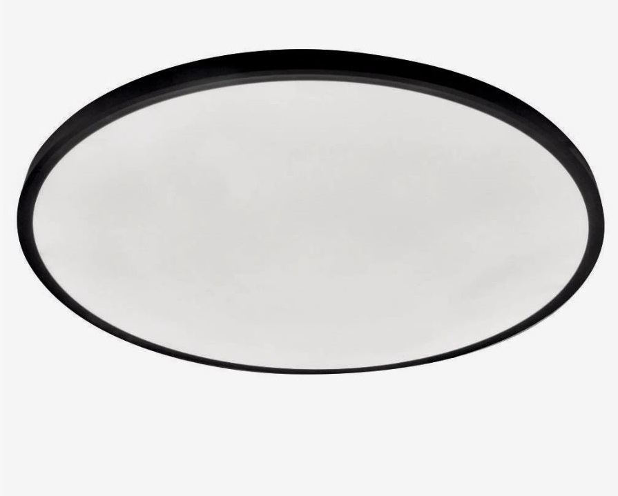 Свет. настенно-потолочный LEEK (SP) LE LED RF 50W (круг) чёрный *