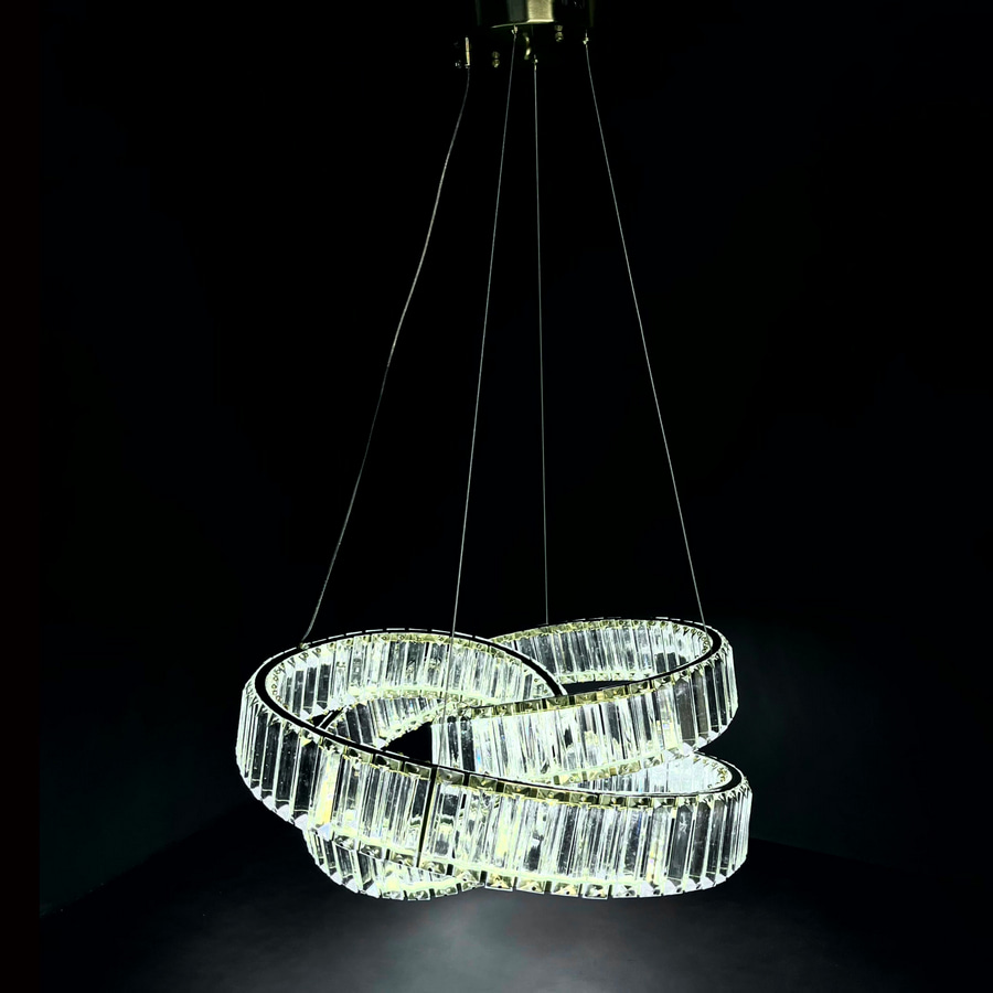 Свет. люстра хрусталь QI HONG E2557/55W * (1)