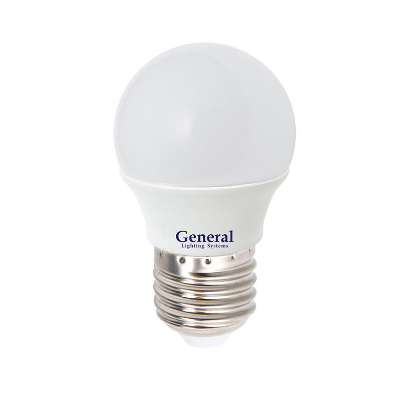 Лампа светодиодная General шар GLDEN-G45F-10-230-E27-2700