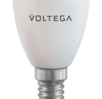Лампа светодиодная Voltega E14 свеча 10W 4000К 7065