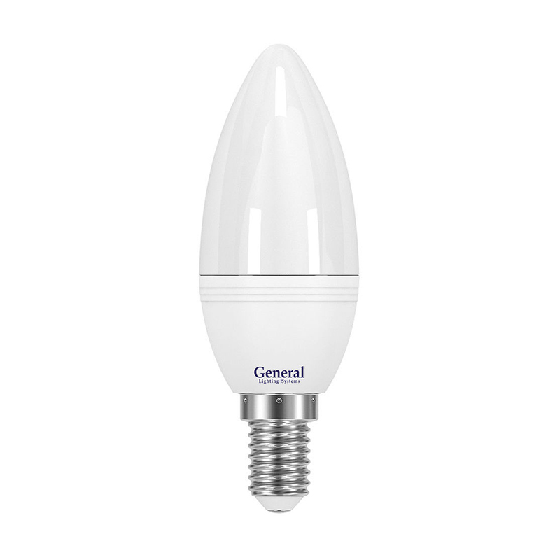 Лампа светодиодная General свеча GLDEN-CF-10-230-E14-4500